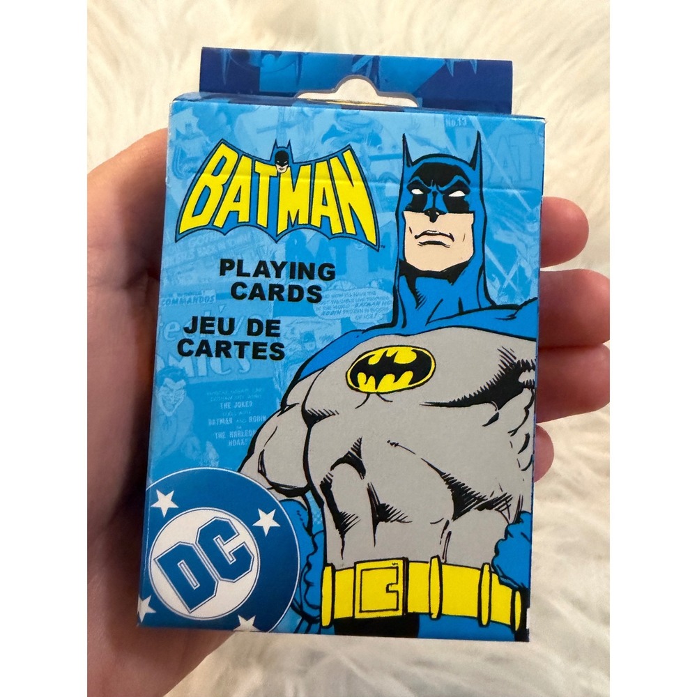 DC Comics Batman Playing Cards Deck Aquarius Classic Comic Art Blue New